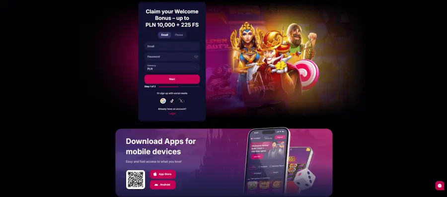 Nv casino aplikacja